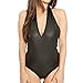 E.JAN1ST Women's Thong Bodysuit Halter Neck Bodycon Romper One-Piece Dance Leotards