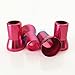 Prime Ave Valve STEM Sleeve Cover TR413 - Plated Brass Polished Finish (Rose Pink)