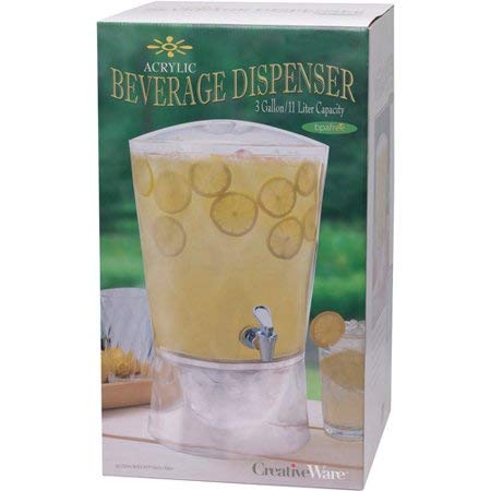 Creative Bath 3 gal. Sculptured Beverage Dispenser