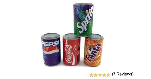 4 pc en miniatura lata de Coca Cola refrescos pared imán Souvenir ...