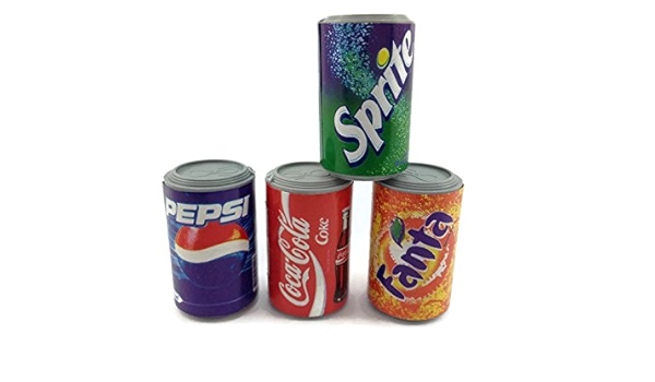 4 pc en miniatura lata de Coca Cola refrescos pared imán ...