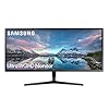 Samsung-LS34J550WQRXXU-34-SJ55-Ultra-Wide-WQHD-1440p-LED-Monitor-3440x1440-HDMI-DisplayPort Samsung S34J550WQR - LED monitor - 34.1" - 3440 x 1440 Ultra WQHD @ 75 Hz - VA - 300 cd/m² - 3000:1-4 ms - 2xHDMI, DisplayPort - dark grey/blue