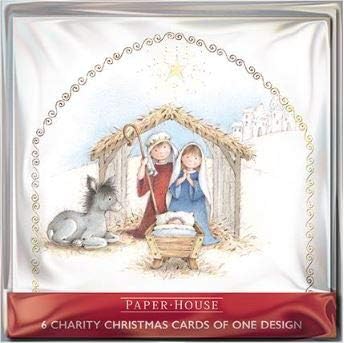 Pack of 6 Artistic Charity Christmas Cards (PH-CHPT0010), The Nativity, Sold in Aid of Age UK, British Heart Foundation - Image 3