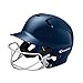 EASTON Z5 Batting Helmet with Softball Mask | Junior | Navy | 2019 | Dual Density Impact Absorption Foam | High Impact Resistant ABS Shell | Moisture Wicking BioDRI liner