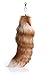 URSFUR Crystal Fox Tail Fur Keychain Bag Charm Pendant Cosplay Tassel Key Chain