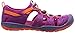 KEEN Big Kid's Moxie Closed Toe Casual Sandal, Purple Wine/Nasturtium, 3 BK (Big Kid's) US
