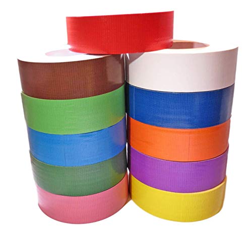 T.R.U. CDT-36 Industrial Grade Duct Tape. Waterproof and UV Resistant. Multiple Colors Available. (Yellow, 2 in.) - Thumbnail 2