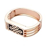 Black/ Gold/ Rose Gold/ Silver Metal Replacement Bracelet/Pendant Necklace With Unique Design Metal Housing For Fitbit Flex Wristband Fitness SmartBand