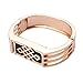 Black/ Gold/ Rose Gold/ Silver Metal Replacement Bracelet/Pendant Necklace With Unique Design Metal Housing For Fitbit Flex Wristband Fitness SmartBand