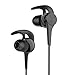 Wotmic In Ear Headphones with Mic Earhook Headphones Sports Earphones Cable Clip Included Black Earbuds