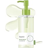 beplain Mung Bean Cleansing Oil(6.76fl.oz/200ml)| Fragrance-Free | Non-Comedogenic Tested| Makeup Blackhead Remover & Deep Pore Cleanser| Suitable for Sensitive Skin| Double Cleansing Korean Skincare