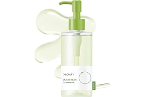 beplain Mung Bean Cleansing Oil(6.76fl.oz/200ml)| Fragrance-Free | Non-Comedogenic Tested| Makeup Blackhead Remover & Deep Pore Cleanser| Suitable for Sensitive Skin| Double Cleansing Korean Skincare