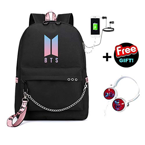 Buy YIAI BTS Backpack with USB Charging Port at Ubuy Nigeria