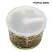 TOPULORS 34OZ Manual Food Chopper Hand-Powered Food Chopper Compact Handheld Onion Chopper, Garlic Squeezer, Ginger Slicer, Pepper Cut, Herbs Chop, Cheeses Chopper Masher