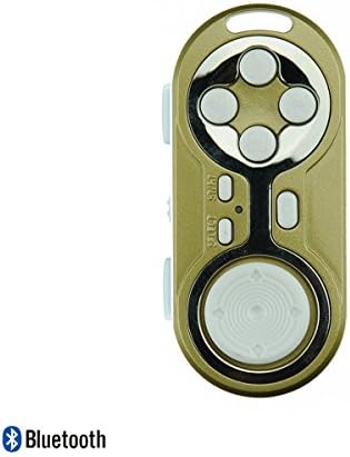 DEFAIRY Bluetooth Remote Control Bluetooth Controller Android Gamepad Bluetooth Joystick Remote Shutter for Smartphone in Android &amp; IOS Google Cardboard VR Glasses 3D Game Video Android TV (Brown)