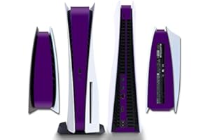 IFEEHE Side Protective Film Sticker PS5 Disk Edition Skin Sticker Decal Cover for PS5 Console (Purple)