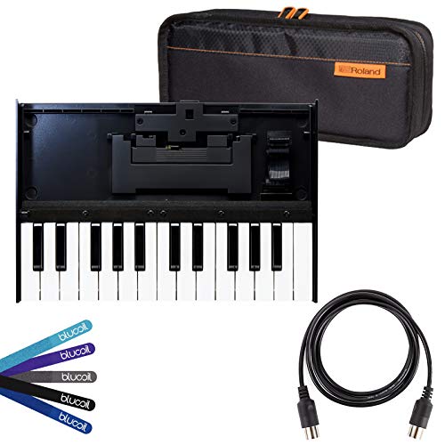 Roland K-25m Keyboard Dock for Boutique Sound Modules BUNDLED WITH CB-BRB1 Carrying Bag for Roland Boutique Instruments Blucoil 5-Ft MIDI Cable AND 5-Pack of Cable Ties - Thumbnail 7