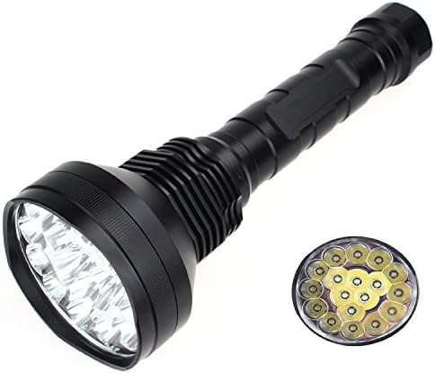 18xT6 12000 Lumens Cree XM-L T6 LED Camping Flashlight Torch Lamp De Poche Lampe