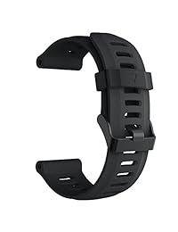 QGHXO correa para Garmin Fenix 3, Correa de repuesto de silicona suave para Garmin Fenix 3 Fenix 3 HR Fenix 5X Smart Watch, Fit 5.7"  8.26", (no compatible con Fenix 5 5S)