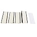 SONGMICS Closet Underwear Organizer Drawer Divider for Bras Panties Socks Ties, Set of 4, Beige URUS04M
