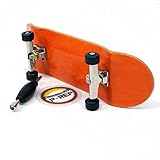 P-Rep Orange Complete Wooden Fingerboard with Basic Bearing Wheels - Starter Edition