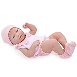 JC Toys La Newborn Girl, 17″ Baby Doll, Baby & Kids Zone