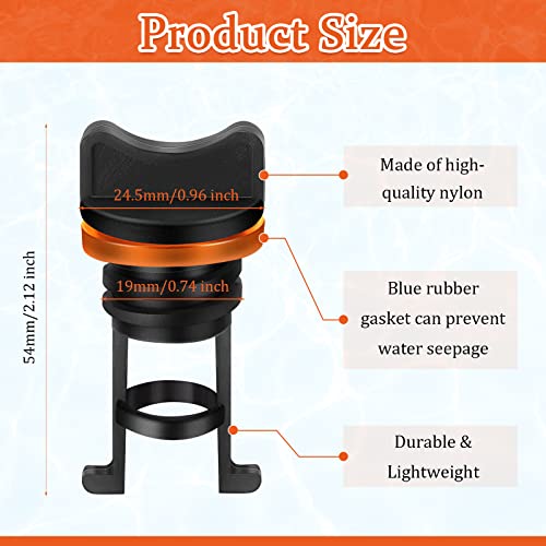 Nylon Kayak Drain Plug Kit Thread Drain Plugs Canoe Boat Hull Thread