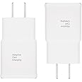 Samsung Adaptive Fast Charging Adapter Quick Charge Charging Block Wall Charger Plug for Samsung Galaxy S25/S25+/S24/S24+/S23/S23+/S22/S22+/S21/S20/S10/S10+/S10e/S9/S9+/S8/Active/Note