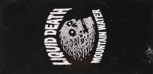 LIQUID DEATH, STILL MOUNTAIN WATER, 8-PACK (19.2OZ CANS), REAL MOUNTAIN SOURCE, INFINITELY RECYCLABLE ICE-COLD CANS, AMERICAN MADE