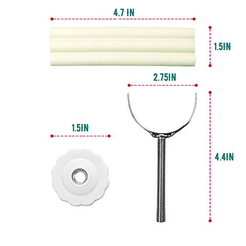2 Pack U-Shaped Accessories Special for KINGMAZI Pressure Mounted Baby Gates and Pet Safety Gates Accessory.