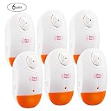 Ultrasonic Pest Repeller - 6 Pack Electronic Plug In Pest Control - Pest Reject for Mosquitoes, Mice, Ants, Roaches, Spiders, Flies, Bugs, Lizards, Non-toxic Eco-Friendly, Human & Pet Safe