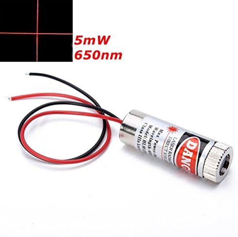650nm 5mW Focusable Red Cross Laser Module Laser Generator Diode