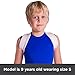 BraceAbility Pediatric Clavicle Support Brace - Figure 8 Upper Back Brace Posture Corrector for Kids, Shoulder Straightener, Kyphosis Relief, Youth Sling for Injuries and Fractures (Extra Small)