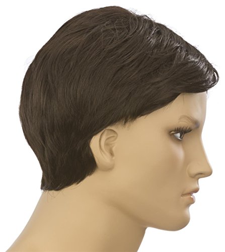 Displays2go Realistic Wig for Mannequin, Male Short Hair, Dark Brown