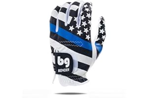 BG Bender - Mens Golf Glove, Durable Mesh Golf Gloves, Unique Golf Gloves