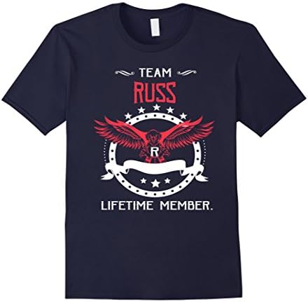 Mens Team RUSS Lifetime Member Family T Shirt 3XL Navy