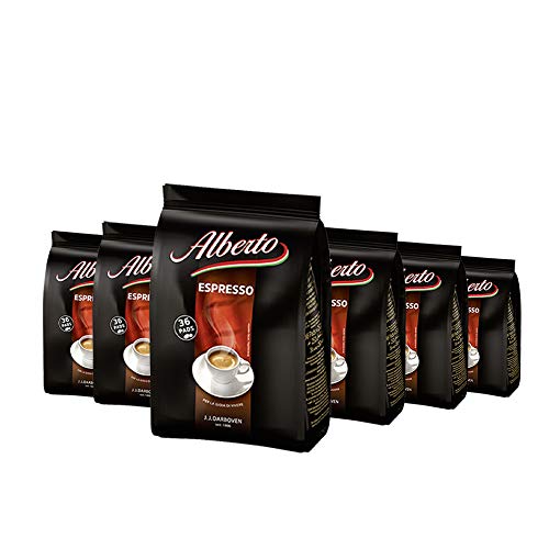 Alberto Kaffeepads Espresso 36er, 252 g / 6er Pack