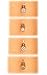 JOERICA 4PCS Stainless Steel Belly Button Rings Navel Body Jewelry Belly Piercing CZ Inlaid Rose-gold