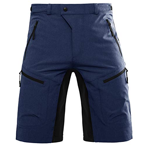 Hiauspor MensMountainBikeShortsBaggyMTBShortsLooseFitBiking