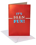 American Greetings Funny Damn You Goodbye Good Luck Congratulations Greeting Card with Foil