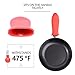 American Brothers Premium Durable Grill Pan Scraper Set Tool and Silicone Hot Handle Holder for Cast Iron Skillets, Frying Pans & Griddles,5-Pack