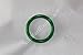 Chinese Oriental Faux Green Jade Natural Stone Round Bangle Bracelet Feng Shui Lucky Amulet