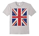 Vintage Union Jack UK British Flag T-Shirt
