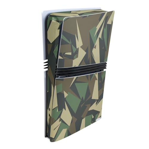 Gaming Skin Compatible with Sony PlayStation 5 PS5 Pro Console - Polygonal Camo…