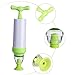 CISNO Sous Vide Bags and 1 Hand Pump for Food Storage & Cooking(5 Bags+1 Pump)