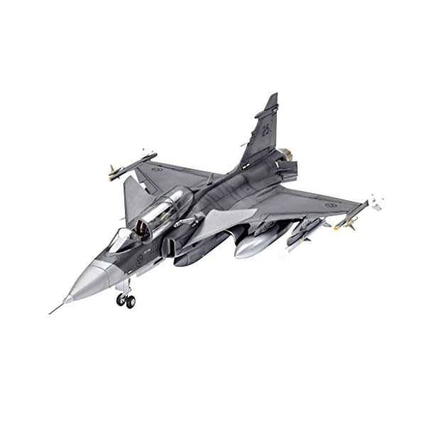 Revell Modellbausatz Flugzeug 1:72 - Saab JAS-39D Gripen TwinSeater im Maßstab 1:72, Level 3, originalgetreue… – Bild 4