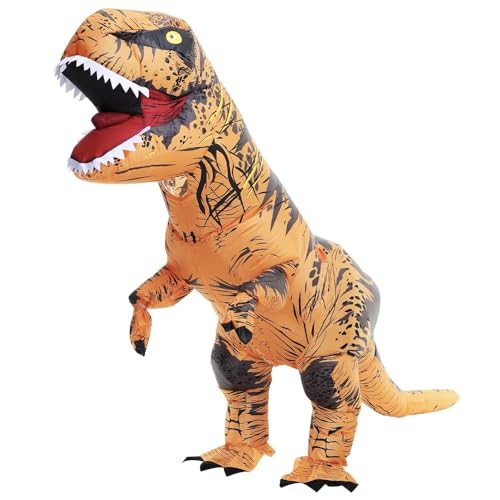 Photo 1 of YOOVL Inflatable Dinosaur Costume Adult, Dinosaur Inflatable Costume for Adult, Blow Up Dinosaur Costume for Halloween Cosplay Party Christmas UNSPECIFIED SIZE 