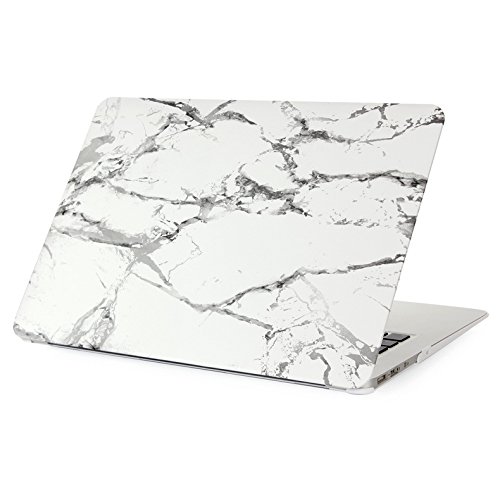image for UESWILL Marble Pattern Smooth Soft-Touch Hard Shell Case Cover for Mac