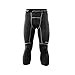 ARSUXEO Men's 3/4 Running Compression Tights Capri Pants K75 Black Size Large
