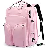 BANGE 35L Pink Travel Backpack for Women, Large